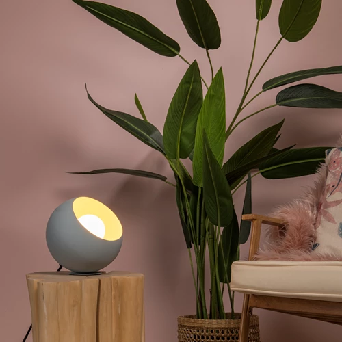 Lucide DOREDOS - Table lamp - Ø 20 cm - 1xE27 - Pastel Blue - atmosphere 1